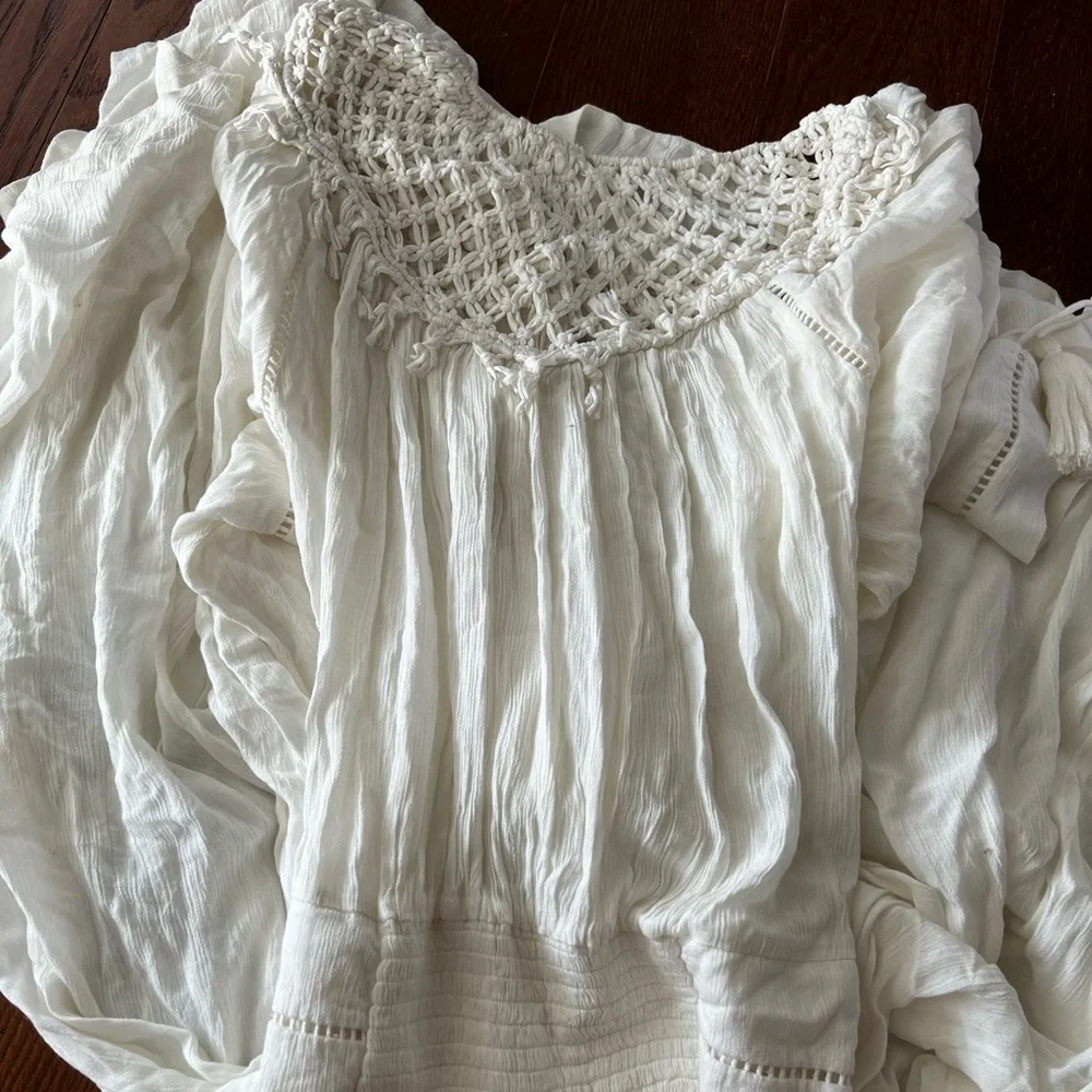 FREEPEOPLE Camille Maxi Ivory Dress - Picture 2 of 6